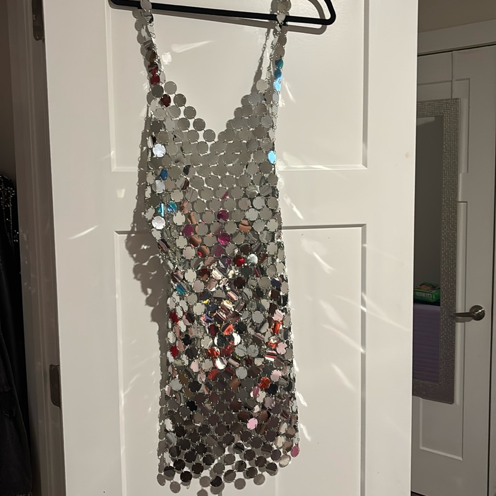 Sequin mini dress